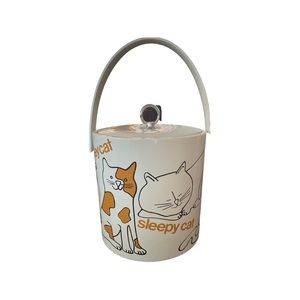 Vintage cat ice bucket